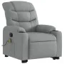 Light gray fabric reclining massage chair by , Armchairs - Ref: Foro24-3206654, Price: 348,42 €, Discount: %
