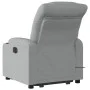 Light gray fabric reclining massage chair by , Armchairs - Ref: Foro24-3206654, Price: 348,42 €, Discount: %