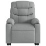 Light gray fabric reclining massage chair by , Armchairs - Ref: Foro24-3206654, Price: 328,16 €, Discount: %