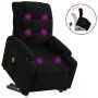 Reclining massage chair with lift in black fabric by , Armchairs - Ref: Foro24-3206656, Price: 328,59 €, Discount: %