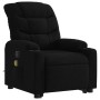 Reclining massage chair with lift in black fabric by , Armchairs - Ref: Foro24-3206656, Price: 311,45 €, Discount: %