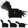 Reclining massage chair with lift in black fabric by , Armchairs - Ref: Foro24-3206656, Price: 328,59 €, Discount: %