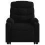 Reclining massage chair with lift in black fabric by , Armchairs - Ref: Foro24-3206656, Price: 328,59 €, Discount: %