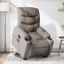 Sillón reclinable de masaje elevable tela gris taupé de , Sillones - Ref: Foro24-3206661, Precio: 312,07 €