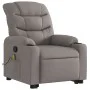 Sillón reclinable de masaje elevable tela gris taupé de , Sillones - Ref: Foro24-3206661, Precio: 327,31 €, Descuento: %