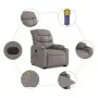 Liftable massage recliner taupe gray fabric by , Armchairs - Ref: Foro24-3206661, Price: 332,18 €, Discount: %