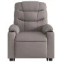 Sillón reclinable de masaje elevable tela gris taupé de , Sillones - Ref: Foro24-3206661, Precio: 327,31 €, Descuento: %