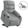 Light gray fabric electric reclining lift chair by , Armchairs - Ref: Foro24-3206663, Price: 339,48 €, Discount: %