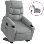 Sillón eléctrico reclinable elevable de tela gris claro de , Sillones - Ref: Foro24-3206663, Precio: 320,70 €, Descuento: %
