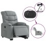 Sillón eléctrico reclinable elevable de tela gris claro de , Sillones - Ref: Foro24-3206663, Precio: 320,70 €, Descuento: %
