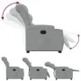 Light gray fabric electric reclining lift chair by , Armchairs - Ref: Foro24-3206663, Price: 339,48 €, Discount: %
