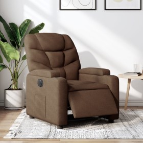 Brown Fabric Electric Recliner by , Armchairs - Ref: Foro24-3204576, Price: 255,20 €, Discount: %