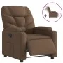 Brown Fabric Electric Recliner by , Armchairs - Ref: Foro24-3204576, Price: 249,10 €, Discount: %