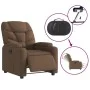 Brown Fabric Electric Recliner by , Armchairs - Ref: Foro24-3204576, Price: 249,10 €, Discount: %