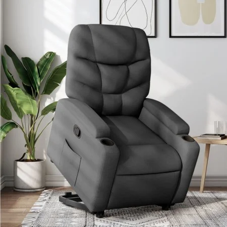 Hebbarer Liegesessel aus dunkelgrauem Stoff von , Sessel - Ref: Foro24-3204597, Preis: 283,44 €, Rabatt: %