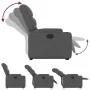 Hebbarer Liegesessel aus dunkelgrauem Stoff von , Sessel - Ref: Foro24-3204597, Preis: 283,44 €, Rabatt: %