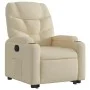 Cream-colored fabric reclining and lift chair by , Armchairs - Ref: Foro24-3204605, Price: 282,43 €, Discount: %