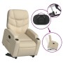 Cream-colored fabric reclining and lift chair by , Armchairs - Ref: Foro24-3204605, Price: 265,27 €, Discount: %