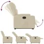 Cream-colored fabric reclining and lift chair by , Armchairs - Ref: Foro24-3204605, Price: 282,43 €, Discount: %