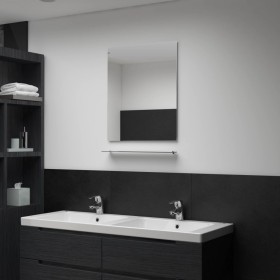 Wall mirror with tempered glass shelf 50x60 cm by vidaXL, Mirrors - Ref: Foro24-249441, Price: 47,01 €, Discount: %