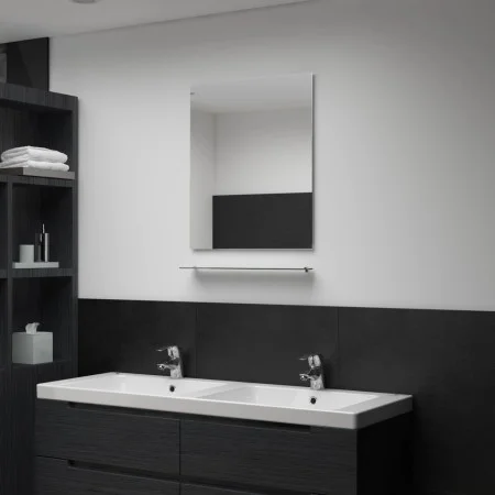 Wall mirror with tempered glass shelf 50x60 cm by vidaXL, Mirrors - Ref: Foro24-249441, Price: 40,67 €, Discount: %