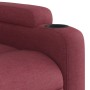 Reclining massage chair with lift in burgundy fabric by , Armchairs - Ref: Foro24-3204611, Price: 297,19 €, Discount: %