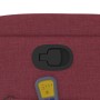 Reclining massage chair with lift in burgundy fabric by , Armchairs - Ref: Foro24-3204611, Price: 297,19 €, Discount: %