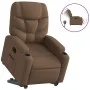 Sillón eléctrico reclinable elevable de tela marrón de , Sillones - Ref: Foro24-3204624, Precio: 332,96 €, Descuento: %
