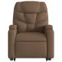 Sillón eléctrico reclinable elevable de tela marrón de , Sillones - Ref: Foro24-3204624, Precio: 332,96 €, Descuento: %