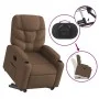 Sillón eléctrico reclinable elevable de tela marrón de , Sillones - Ref: Foro24-3204624, Precio: 332,96 €, Descuento: %