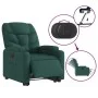 Sillón eléctrico reclinable elevable de tela verde oscuro de , Sillones - Ref: Foro24-3204626, Precio: 333,91 €, Descuento: %