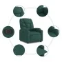Sillón eléctrico reclinable elevable de tela verde oscuro de , Sillones - Ref: Foro24-3204626, Precio: 333,91 €, Descuento: %
