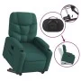 Dark Green Fabric Electric Liftable Recliner Chair by , Armchairs - Ref: Foro24-3204626, Price: 327,95 €, Discount: %