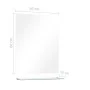 Wandspiegel mit Ablage aus gehärtetem Glas 50x60 cm von vidaXL, Spiegel - Ref: Foro24-249441, Preis: 40,67 €, Rabatt: %