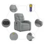 Light gray fabric electric reclining and lifting massage chair by , Armchairs - Ref: Foro24-3204632, Price: 348,04 €, Discoun...
