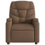 Sillón reclinable de masaje eléctrico tela marrón de , Sillones - Ref: Foro24-3204588, Precio: 260,97 €, Descuento: %