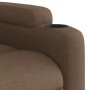 Sillón reclinable de masaje eléctrico tela marrón de , Sillones - Ref: Foro24-3204588, Precio: 260,97 €, Descuento: %