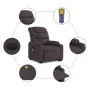 Sillón masaje eléctrico reclinable elevable tela marrón oscuro de , Sillones - Ref: Foro24-3206677, Precio: 394,22 €, Descuen...