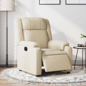Elektrischer Relaxsessel aus cremefarbenem Stoff von , Sessel - Ref: Foro24-3205187, Preis: 241,99 €, Rabatt: %