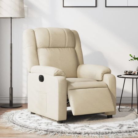 Elektrischer Relaxsessel aus cremefarbenem Stoff von , Sessel - Ref: Foro24-3205187, Preis: 241,99 €, Rabatt: %