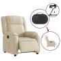Cream fabric electric recliner chair by , Armchairs - Ref: Foro24-3205187, Price: 260,20 €, Discount: %