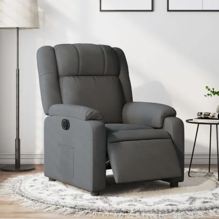 Dark gray fabric electric recliner. by , Armchairs - Ref: Foro24-3205179, Price: 252,42 €, Discount: %