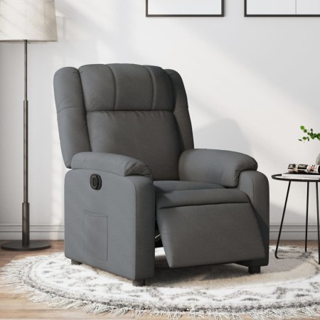 Sillón reclinable eléctrico de tela gris oscuro de , Sillones - Ref: Foro24-3205179, Precio: 248,91 €, Descuento: %