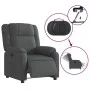 Dark gray fabric electric recliner. by , Armchairs - Ref: Foro24-3205179, Price: 252,42 €, Discount: %