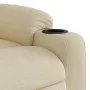 Sillón de masaje eléctrico reclinable elevable tela crema de , Sillones - Ref: Foro24-3206680, Precio: 394,84 €, Descuento: %