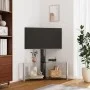 Eck-TV-Möbel mit 2 Ebenen für 32-70 Zoll, schwarz-silberfarben. von , TV-Möbel - Ref: Foro24-358171, Preis: 90,85 €, Rabatt: %