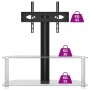 Mueble TV esquina 2 niveles para 32-70 pulgadas negro plateado de , Muebles TV - Ref: Foro24-358171, Precio: 96,38 €, Descuen...