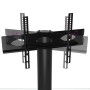 Mueble TV esquina 2 niveles para 32-70 pulgadas negro plateado de , Muebles TV - Ref: Foro24-358171, Precio: 96,38 €, Descuen...