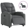 Gray Faux Leather Power Recliner by , Armchairs - Ref: Foro24-3204647, Price: 266,91 €, Discount: %