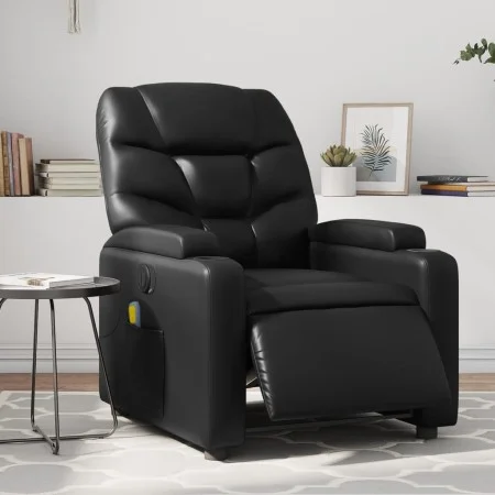 Elektrischer Liegemassagesessel Kunstleder schwarz von , Sessel - Ref: Foro24-3204651, Preis: 288,21 €, Rabatt: %